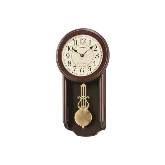 Wooden Pendulum Wall Clock Westminster Chime QXH063B